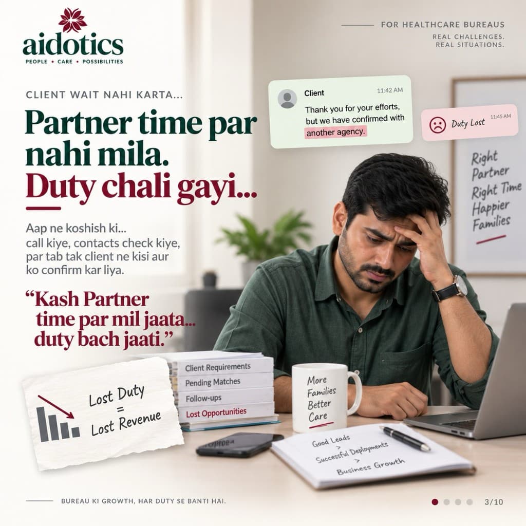 Partner time par nahi mila — Duty chali gayi