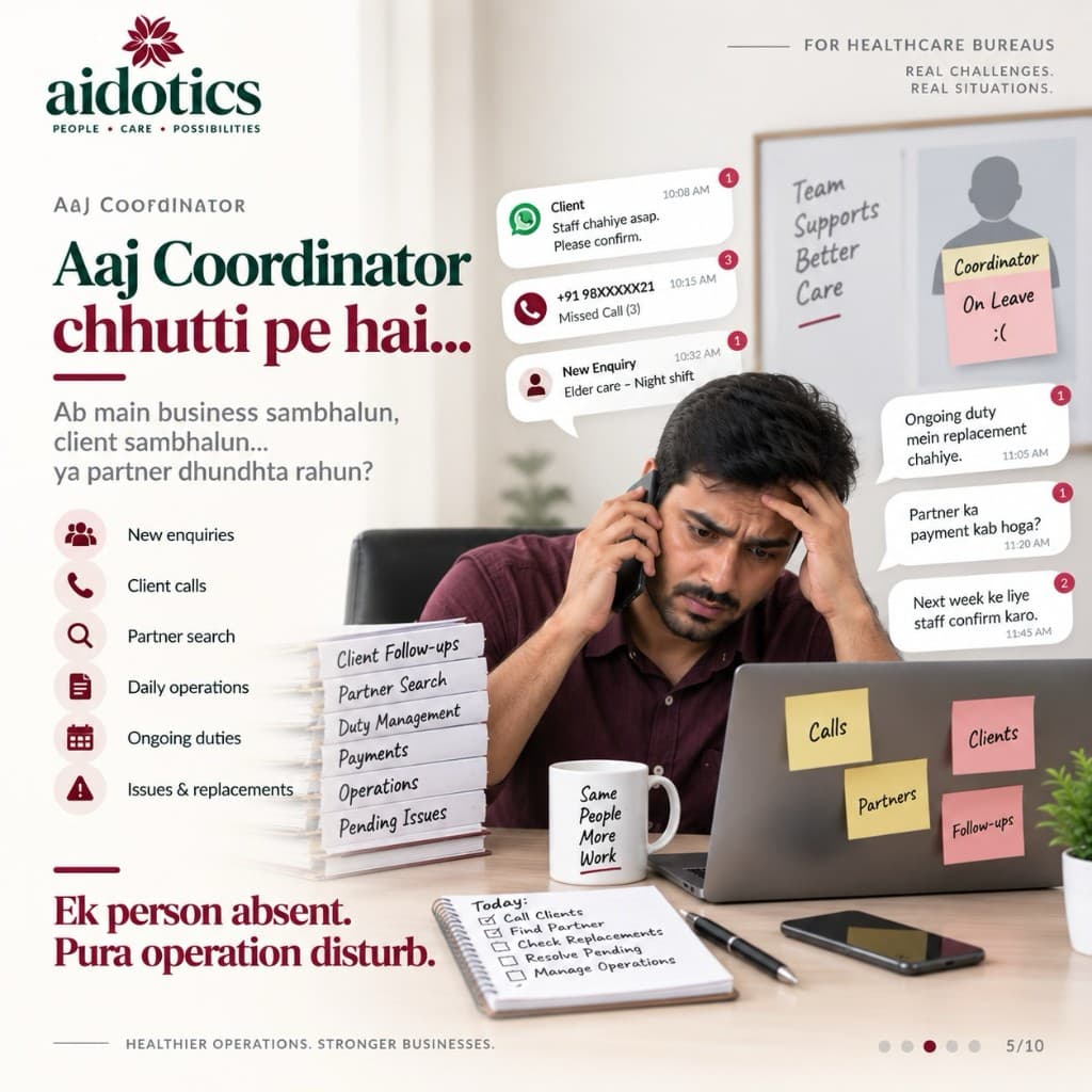 Aaj Coordinator chhutti pe hai