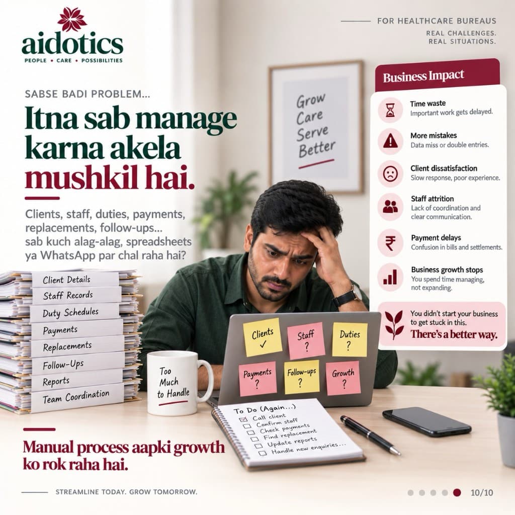 Itna sab manage karna akela mushkil hai