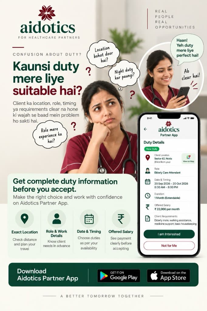 Kaunsi duty mere liye suitable hai?